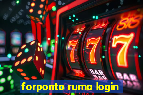 forponto rumo login